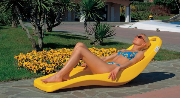 Plovoucí lehátka na Bílou vodu