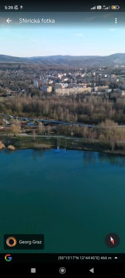 Web kamera a cesta okolo Bílé Vody