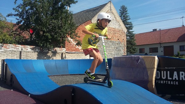 modulární pumptrack v Nivnicích